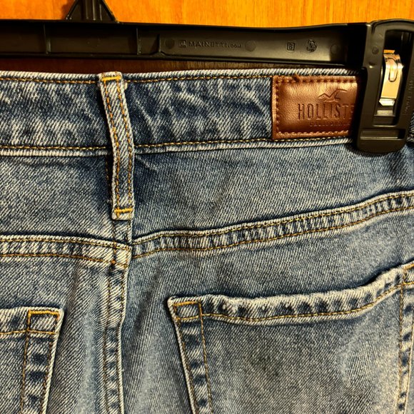 Hollister High‎ Rise Slim Straight Vintage Stretch Size 0R 24w 27l Distressed - Picture 16 of 16
